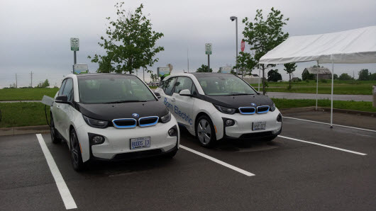 BMW i3 Test Drive Vehicle at EV Fest 2015